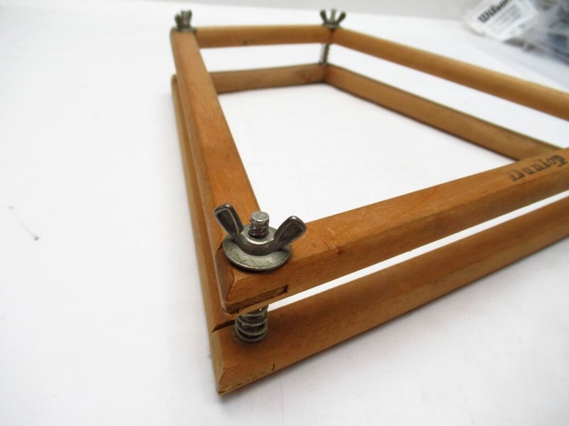 VINTAGE / ANTIQUE "DUNLOP" WOODEN PRESS FOR TENNIS RACQUETS