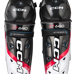 NEW CCM Jetspeed FT680 Shin Pads, 15"