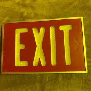 (Used) EXIT Sign Model No 2040