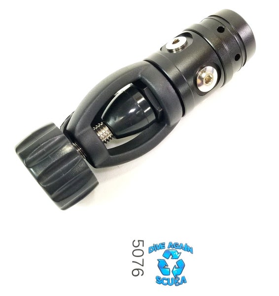 NEW Scuba 1st First Stage Dive Regulator Yoke 1x HP Port, 3x LP Ports Black 5076