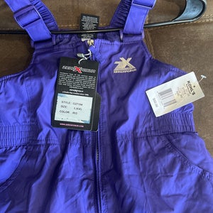 ZeroXposur Kohl’s New with Tags Snow Pants/Bibs - Purple - Large Youth (6x)