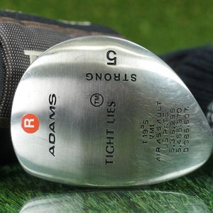 ADAMS TIGHT LIES STRONG 5 WOOD VMI SUPERSHAFT 19 LEFT HANDED LH W/ HEADCOVER