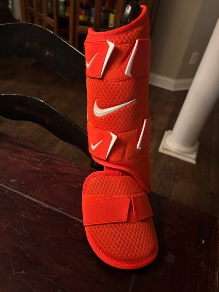 MLB Exclusive Nike Leg Guard LHH - Orange/Brand New | SidelineSwap