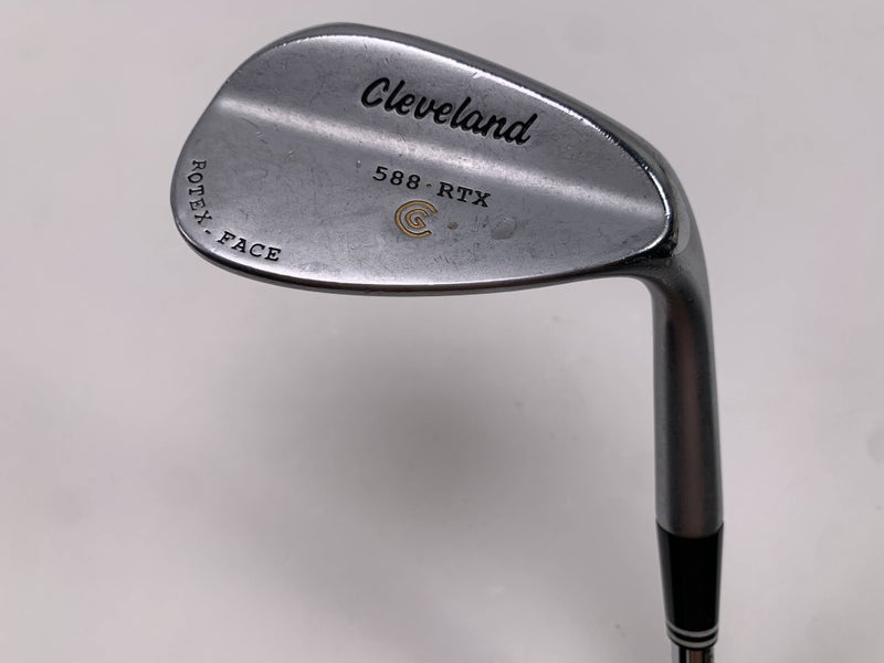 Cleveland 588 RTX Satin Chrome Gap Wedge GW 52* 10 Bounce True Temper DG RH