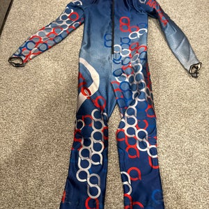 Ski Racing Bundle- 2 Small Suits, Training Shorts, Shin Guards