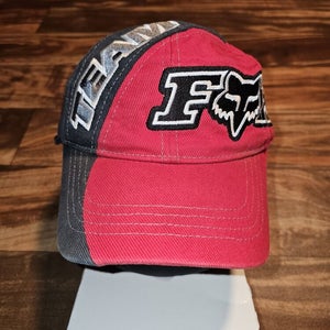 Vintage Rare Fox Racing Motocross Dirtbike Factory Racing Hat Cap Vtg Snapback