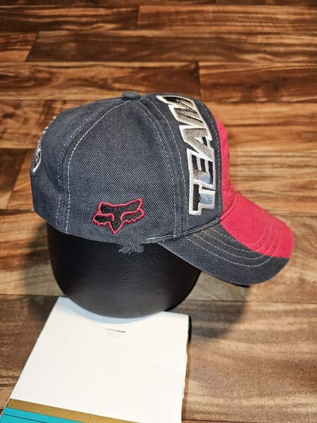 Vintage Rare Fox Racing Motocross Dirtbike Factory Racing