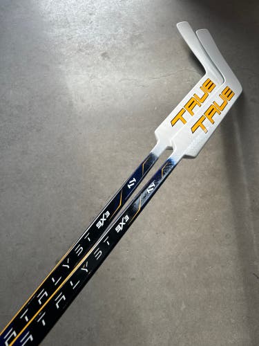 2 PACK Jordan Binnington 25.5” Senior True Regular Paddle Pro Stock (New) Catalyst 9X3 Goalie Stick