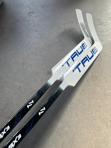 2 PACK Buffalo Sabres NHL 25.5” Senior True Regular Paddle Pro Stock (New) Catalyst 9X3 Goalie Stick