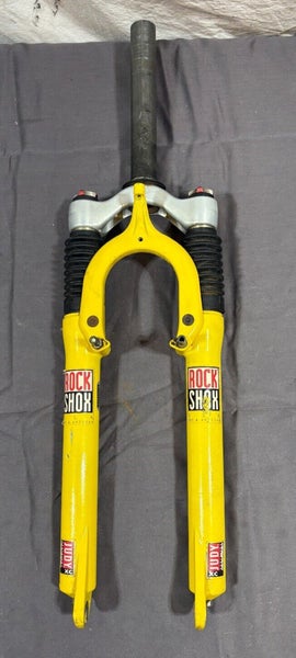 Vintage 1990s Rockshox Judy XC 26" QR Suspension Fork 190mm 1-1/8" Steerer Tube