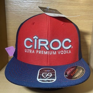 Ciroc Ultra Premium Vodka Baseball Hat Cap - FlexFit Size L / XL - Blue Red