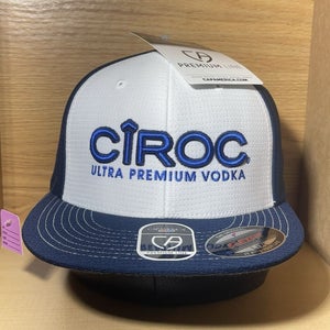 Ciroc Ultra Premium Vodka Baseball Hat Cap - FlexFit Size L / XL - Blue White