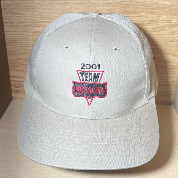Vintage Team Kessler Whiskey Embroidered Logo Snapback Hat Cap Rare