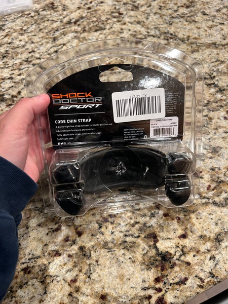 Shock doctor football chinstrap adult new
