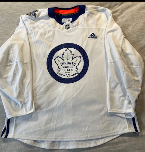 Leafs White Stadium Series Practise Jersey