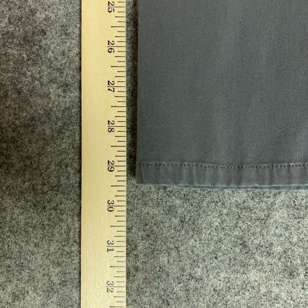 Bonobos Mens Pants 32x30 Gray Slim Straight Chino Classic Preppy Office Business