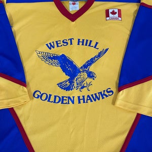 West Hill Golden Hawks senior medium game jersey