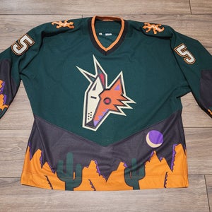 Phoenix Arizona Coyotes Authentic Drake Berehowsky MiC Kachina Gamer Jersey 54