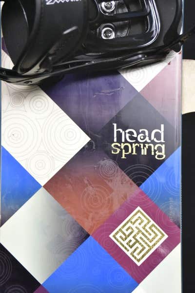 HEAD SPRING スノーボード 146サイズ HEAD SPRING SNOWBOARD SIZE 146 CM WITH SALOMON MEDIUM BINDINGS