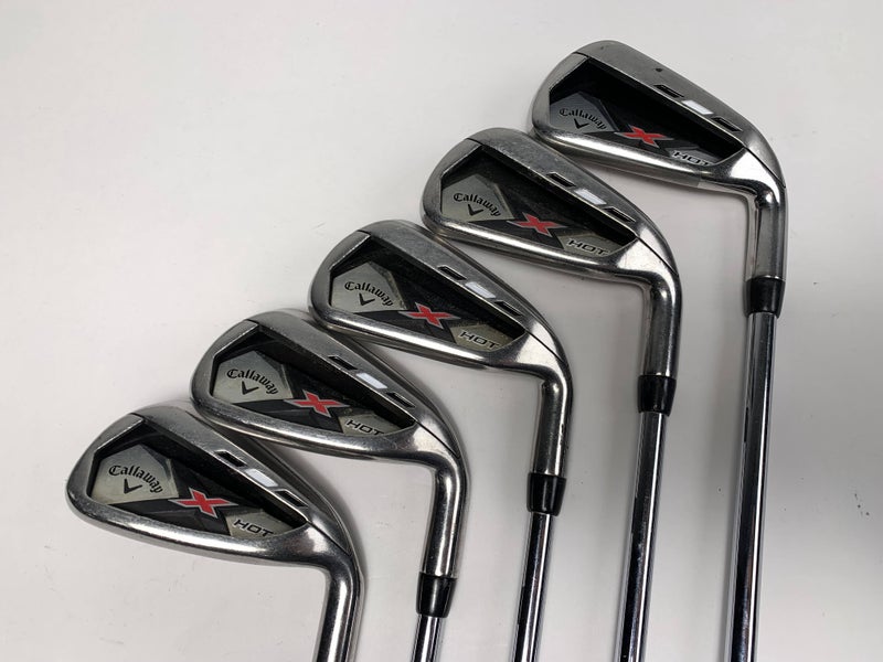 Callaway X Hot 2013 Iron Set 4-9 Speed Step 85 85g Regular RH No 7  iron