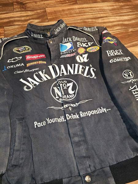 Vintage Jack Daniel's Old No. 7 Whiskey Nascar Distessed Vtg
