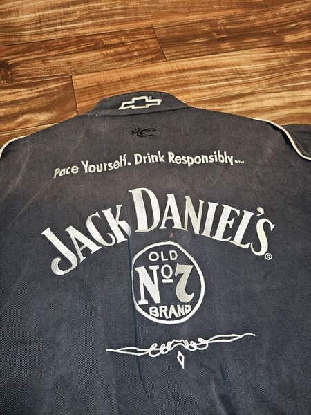 Vintage Jack Daniel's Old No. 7 Whiskey Nascar Distessed Vtg