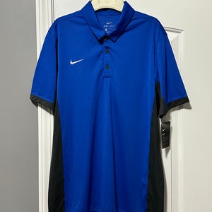 Blue Medium Men's Nike Golf Polo(New)