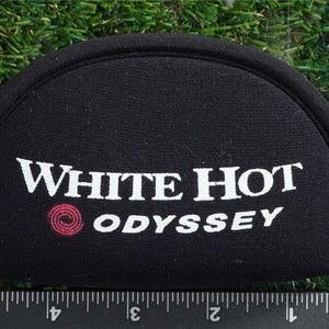 ODYSSEY WHITE HOT NEOPRENE MID-MALLET PUTTER HEADCOVER FOR LEFT HAND ~ MINTY!!