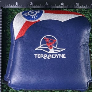 AM&E TERRADYNE MALLET PUTTER HEADCOVER, BLUE / WHITE / RED ~ L@@K!