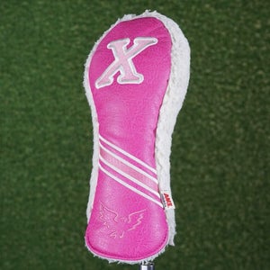 AM&E LADIES FAIRWAY WOOD X HEADCOVER, PINK WHITE ~ L@@K!!