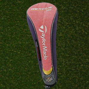 TAYLORMADE RESCUE MID TP HYBRID HEADCOVER TOUR PREFERRED RED / PURPLE / BLACK