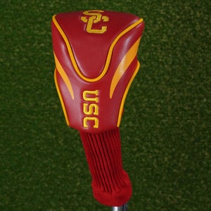 USC TROJANS 3 FAIRWAY WOOD HEADCOVER RED / YELLOW ~ L@@K!!