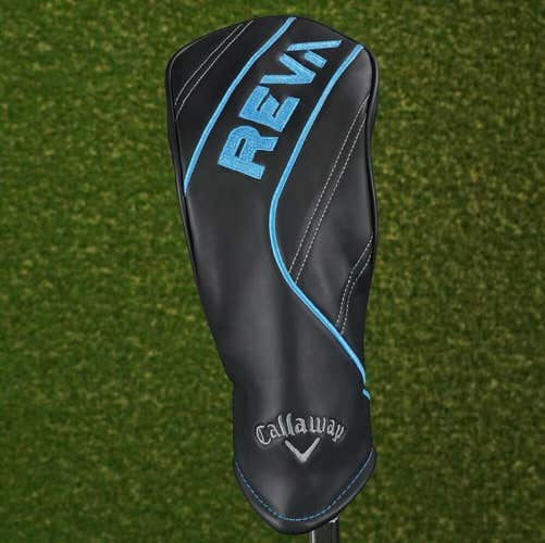 CALLAWAY REVA FAIRWAY WOOD HEADCOVER BLACK CHANGEABLE NUMBERS 3,3+,4,5,6,7,11,HW