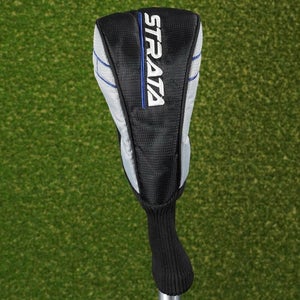 CALLAWAY STRATA 3 FAIRWAY WOOD HEADCOVER BLACK / GRAY / BLUE ~ L@@K!!