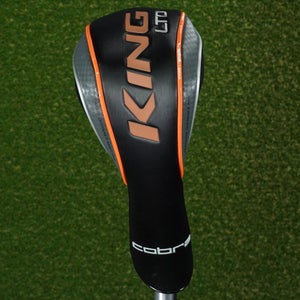 KING COBRA LTD DRIVER HEADCOVER BLACK / ORANGE / GRAY ZIPPER CLOSURE ~ L@@K!!