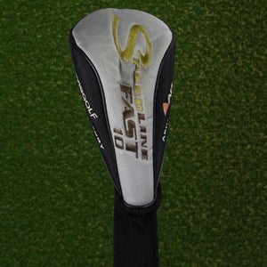ADAMS SPEEDLINE FAST 10 DRIVER HEADCOVER BLACK / GRAY ~ L@@K!!