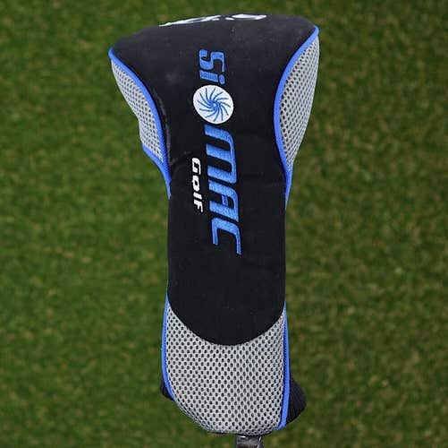 SIOMAC GOLF DRIVER HEADCOVER 10.5 BLACK / GRAY / BLUE ~ L@@K!!