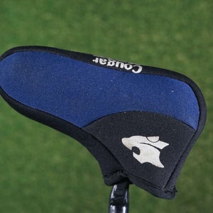 COUGAR XCAT BLADE PUTTER HEAD COVER, BLACK / BLUE ~ L@@K!