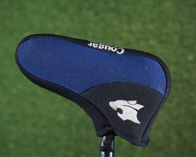 COUGAR XCAT BLADE PUTTER HEAD COVER, BLACK / BLUE ~ L@@K!