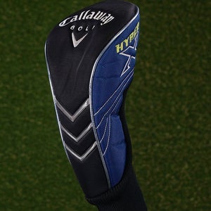 CALLAWAY GOLF HYPER X DRIVER HEADCOVER BLACK / BLUE ~ L@@K!!