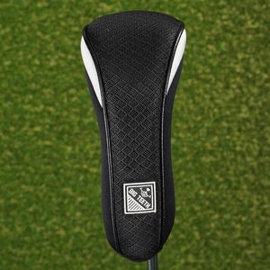 BIG TEETH HYBRID HEADCOVER BLACK CHANGEABLE NUMBERS 3,4,5,6,7,UT ~ L@@K!!
