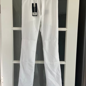 White Youth Large Mizuno (New) Baseball Pants