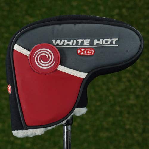 ODYSSEY WHITE HOT XG BLADE PUTTER HEADCOVER BLACK / GRAY / RED ~ L@@K!!