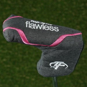 TOP FLITE FLAWLESS BLADE PUTTER HEADCOVER GRAY / PINK ~ L@@K!!