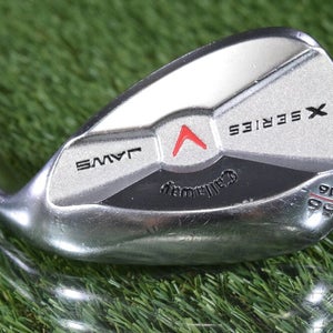 CALLAWAY JAWS X SERIES 56 16 SAND WEDGE S FUJIKURA 95ST WEDGE FLEX SHAFT CHROME