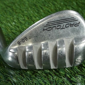 PRO TOUCH LOB WEDGE 60* 6 TRUE TEMPER DYNAMIC GOLD S300 STIFF FLEX SHAFT ~ L@@K!