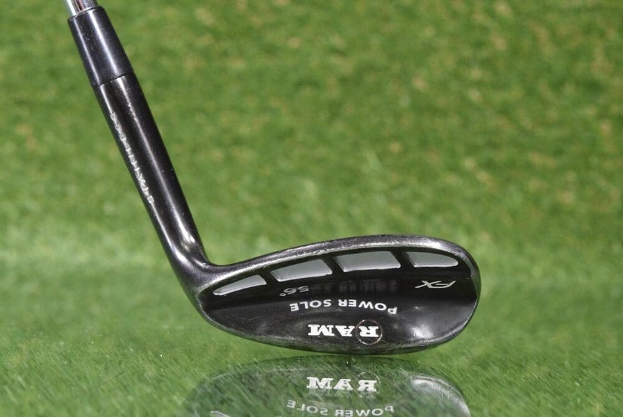 RAM POWER SOLE FXII SAND WEDGE 56* STAINLESS STEEL SHAFT ~ L@@K!!