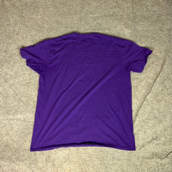 Minnesota Vikings Mens Shirt Extra Large Purple Tee T Football NFL Sports Skol