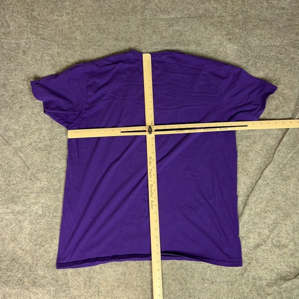 Minnesota Vikings Mens Shirt Extra Large Purple Tee T Football NFL Sports Skol