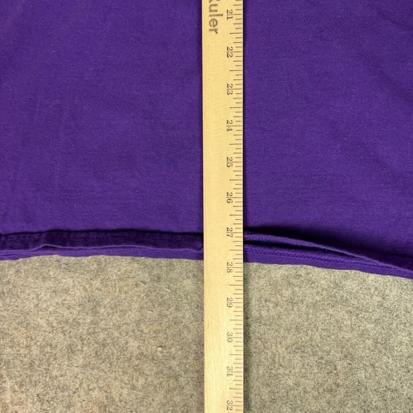 Minnesota Vikings Mens Shirt Extra Large Purple Tee T Football NFL Sports Skol